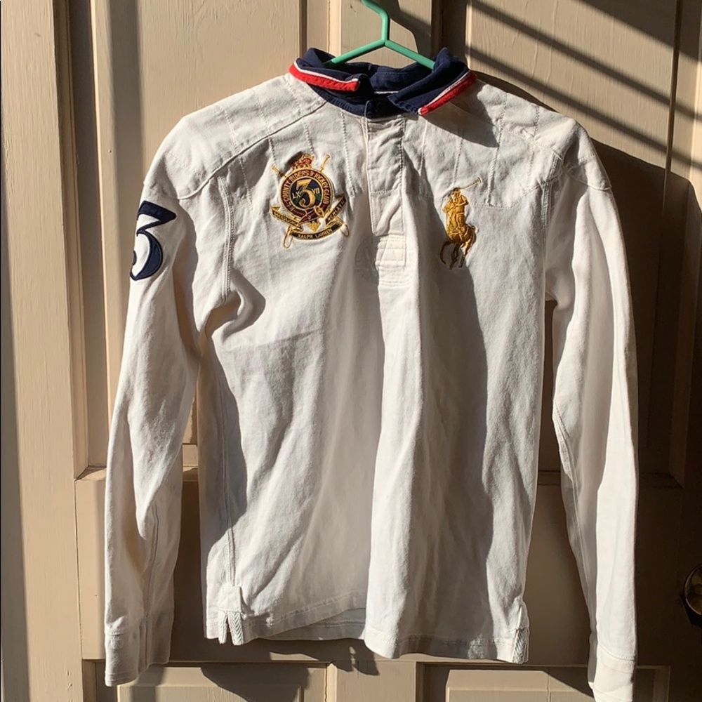 Vintage Ralph Lauren Sport long sleeve polo.